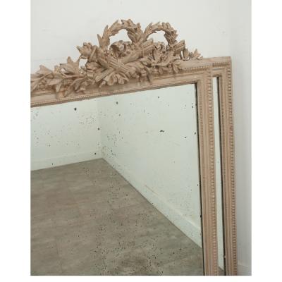 Pair of Louis XVI Style Painted Mantle Mirrors