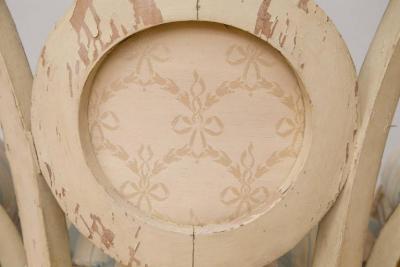 Pair of Louis XVI Style Parcel Gilt Upholstered Fauteuils