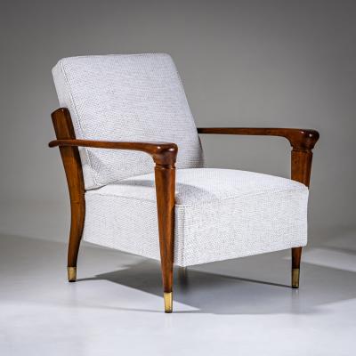 Pair of Lounge Chairs Italy Mid 20th Century