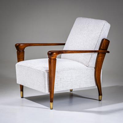 Pair of Lounge Chairs Italy Mid 20th Century