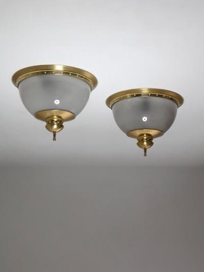 Pair of Lsp2 Ceiling or Wall Lamps by Caccia Dominioni for Azucena
