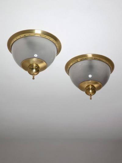 Pair of Lsp2 Ceiling or Wall Lamps by Caccia Dominioni for Azucena