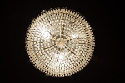 Pair of Luxurious Crystal Chandelier Italy 1940