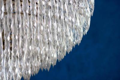 Pair of Luxurious Crystal Chandelier Italy 1940