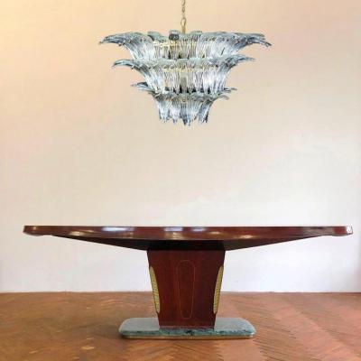 Pair of Luxury Murano Palmette Chandelier 1970s