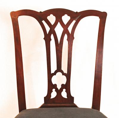 Pair of Mahogany Chippendale Side Chairs