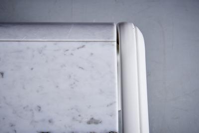 Pair of Marble Coffee Tables by Gae Aulenti for Knoll