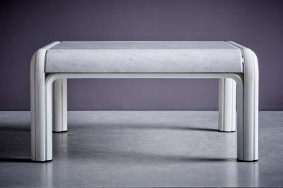Pair of Marble Coffee Tables by Gae Aulenti for Knoll