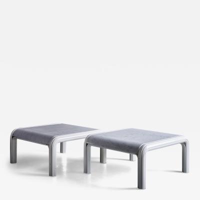 Pair of Marble Coffee Tables by Gae Aulenti for Knoll