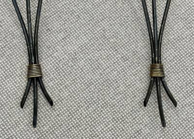 Pair of Mark Brazier Jones Copper Star Sconces Olympia Hand Hammered