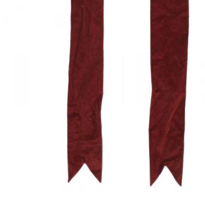 Pair of Maroon Velvet Bows