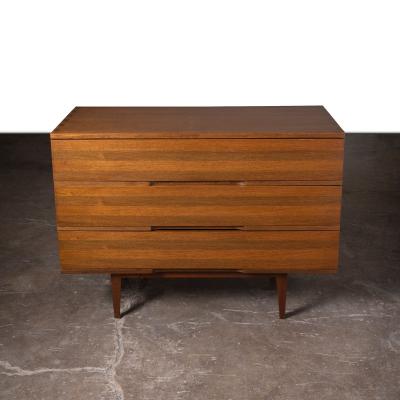 Pair of Mel Smilow Walnut Three Drawer Chests USA 1960s