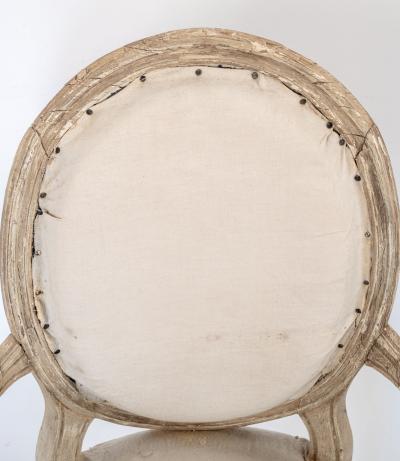 Pair of Mid 19th Century Louis XVI Style Armchairs