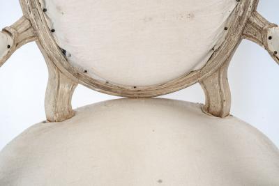 Pair of Mid 19th Century Louis XVI Style Armchairs