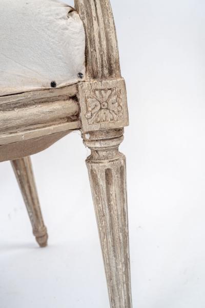 Pair of Mid 19th Century Louis XVI Style Armchairs