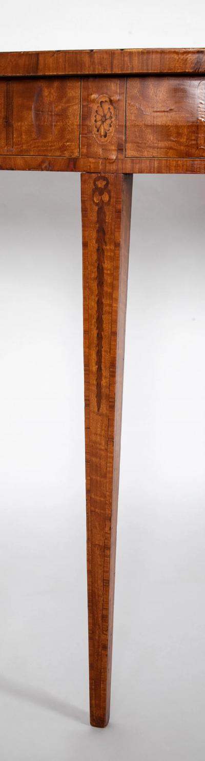 Pair of Mid 19th Century Profusely Inlaid Satinwood Console Tables