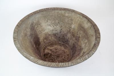 Pair of Mid 20th Century Concrete Conical Planters