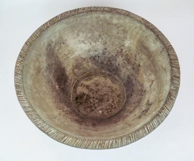 Pair of Mid 20th Century Concrete Conical Planters