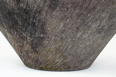 Pair of Mid 20th Century Concrete Conical Planters