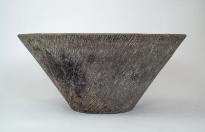 Pair of Mid 20th Century Concrete Conical Planters