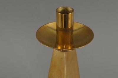 Pair of Mid Century Brass Candlesticks