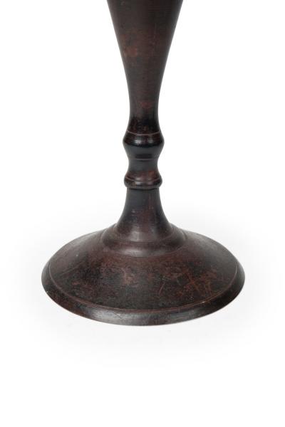 Pair of Mid Century Bronze Palm Tree Candlesticks