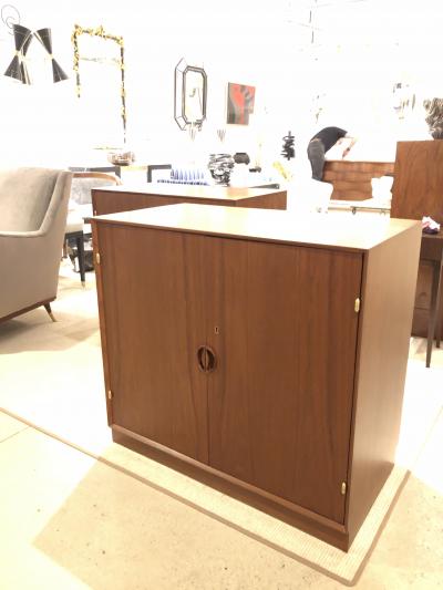 Pair of Mid Century Cabinets by John Stuart Inc Stamped 
