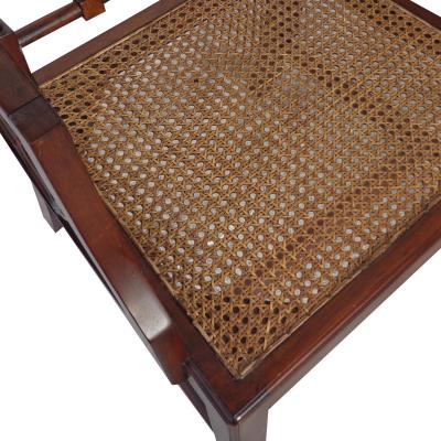 Pair of Mid Century Chinese Chippendale Arm Chairs