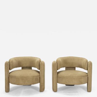 Pair of Mid Century French Armchairs