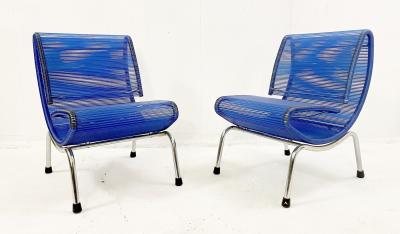 Pair of Mid Century Hydra Chairs by Roberto Semprini for Sintesi