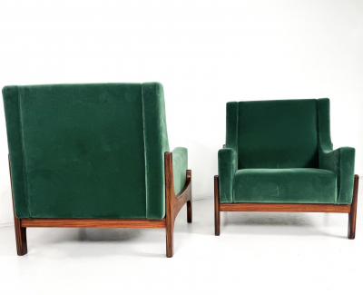 Pair of Mid Century Italian Armchairs 1960s