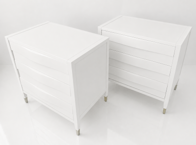 Pair of Mid Century Modern American of Martinsville Chest of Drawers 