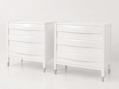 Pair of Mid Century Modern American of Martinsville Chest of Drawers 