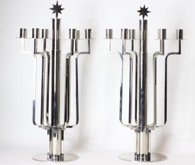 Pair of Mid Century Modern Candelabra
