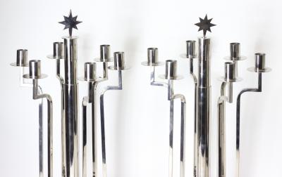 Pair of Mid Century Modern Candelabra