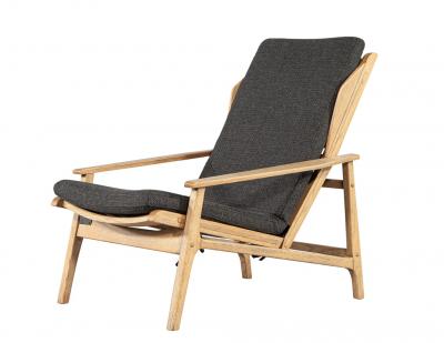 Pair of Mid Century Modern Curved Lounge Chairs