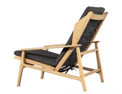 Pair of Mid Century Modern Curved Lounge Chairs