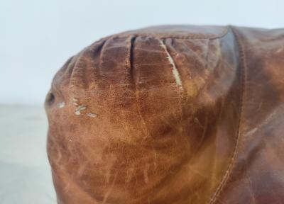 Pair of Mid Century Modern Leather Chrome Armchairs