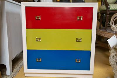 Pair of Mid Century Modern Style Chests of Drawers Commodes Night Stands