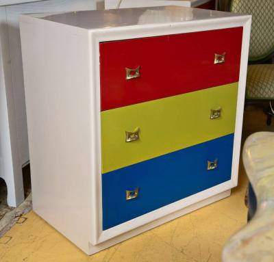 Pair of Mid Century Modern Style Chests of Drawers Commodes Night Stands