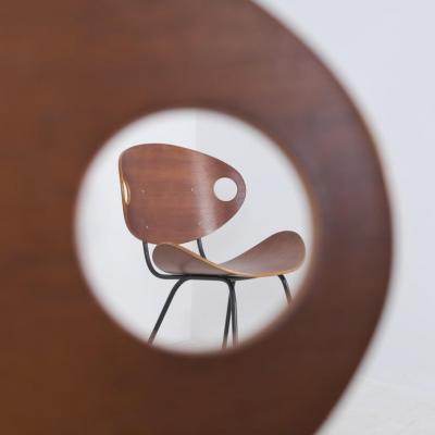 Pair of Mid Century Modern Ulla Chairs Model 706 Ola Kettunen Merivaara 1950s