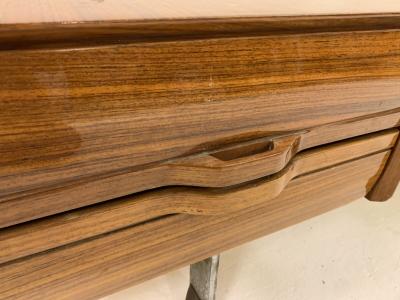 Pair of Mid Century Nightstands in Lacquered Wood