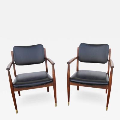 Pair of Mid Century Side Guest Chairs by Gregson