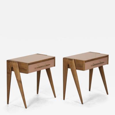 Pair of Mid Century Style Italian Bedside Tables