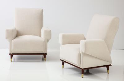 Pair of Mid Century Style Lounge Chairs 