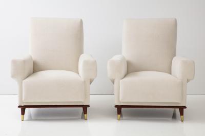 Pair of Mid Century Style Lounge Chairs 