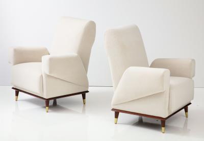 Pair of Mid Century Style Lounge Chairs 
