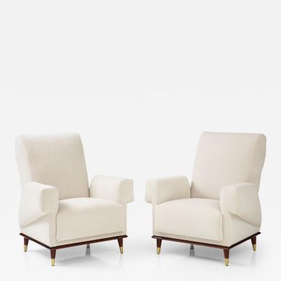 Pair of Mid Century Style Lounge Chairs 