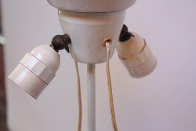 Pair of Mid Century Swiss Oversized Ceramic Table Lamps by Mattli