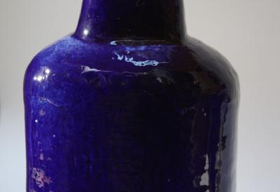 Pair of Mid Century Swiss Oversized Ceramic Table Lamps by Mattli